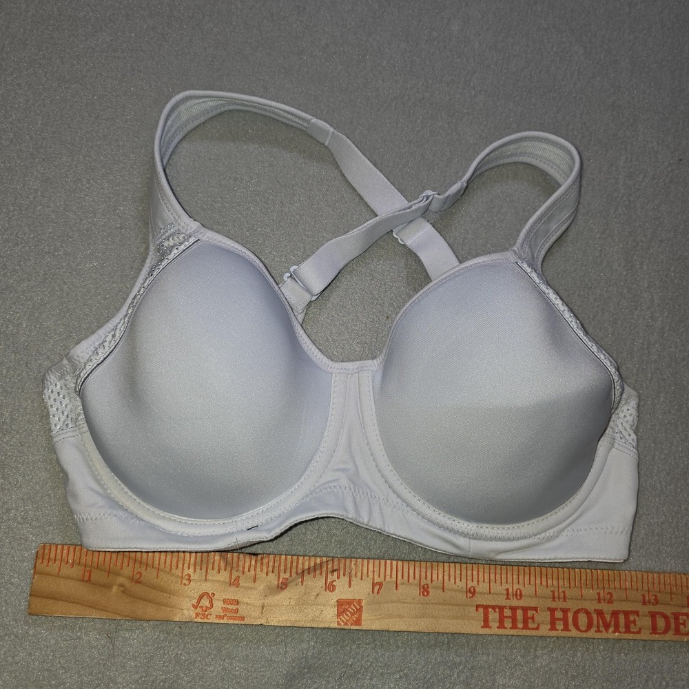 Wacoal Bra 34C‎ White Sport Underwire Convertible Adjustable 853302